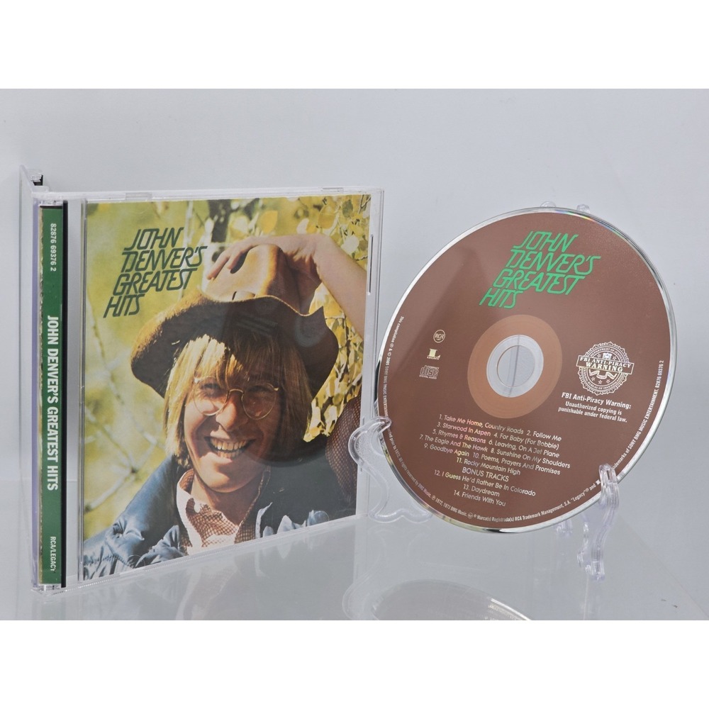 "John Denver's Greatest Hits" CD: RCA/Legacy 82876‎ 69376-2.